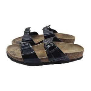 Birkenstock Birko-Flor Sydney Vegan Womens Double Buckle Strap Sandal Size 36